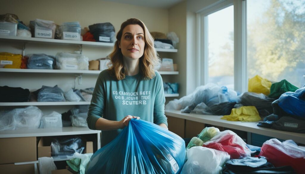 Ordnung schaffen und Zimmer organisieren